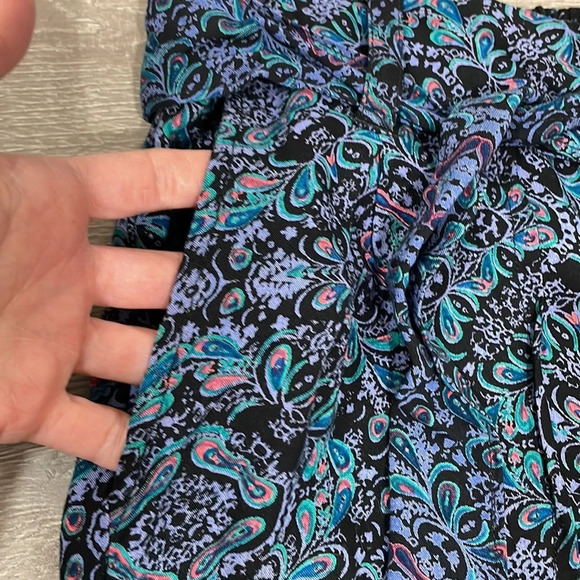 NWT Jessica Simpson Black Paisley Wide Leg Pants S - Picture 12 of 16